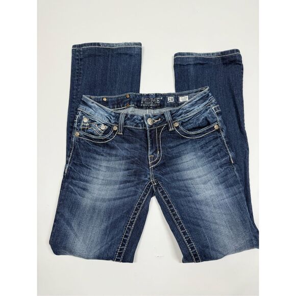 Miss Me Boot Cut Denim Jean JD1061B Color Dark 116 Size 28 - Picture 1 of 10